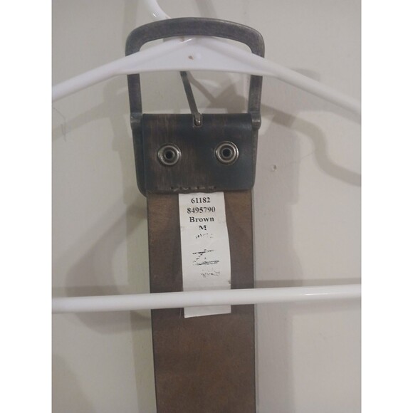 Roper Belt Womens Medium Floral Cutout Studded Cowgirl Western Genuine Leather - Picture 6 of 7